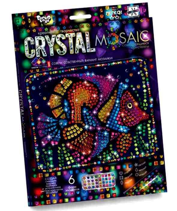 АКЦІЯ набор для творчества crystal mosaic CRM-01-09 самоклеящиеся кристаллы Ціна (цена) 81.80грн. | придбати  купити (купить) АКЦІЯ набор для творчества crystal mosaic CRM-01-09 самоклеящиеся кристаллы доставка по Украине, купить книгу, детские игрушки, компакт диски 1