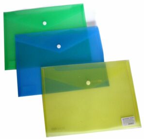 папка пластикова на кнопці формат В-5 артикул Е31302    "Economix"