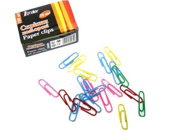 Скріпки 28ММ/100ШТ кольорові Buromax ВМ.5015