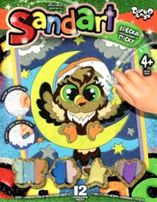 набір для творчості фреска з кольорового піску Sandart SA-01-03 пташеня