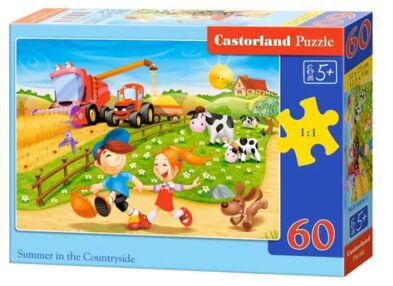 пазли castorland 60 елементів літо за містом артикул 06878