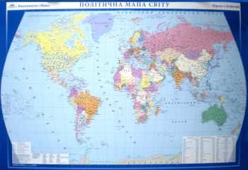 карта політична світу    масштаб 1: 38 000 000 "Мапа"