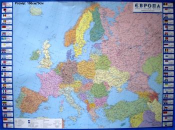 карта політична європи    масштаб 1: 6 000 000 "Мапа"