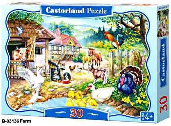 пазли castorland 30 елементів ферма артикул 03136