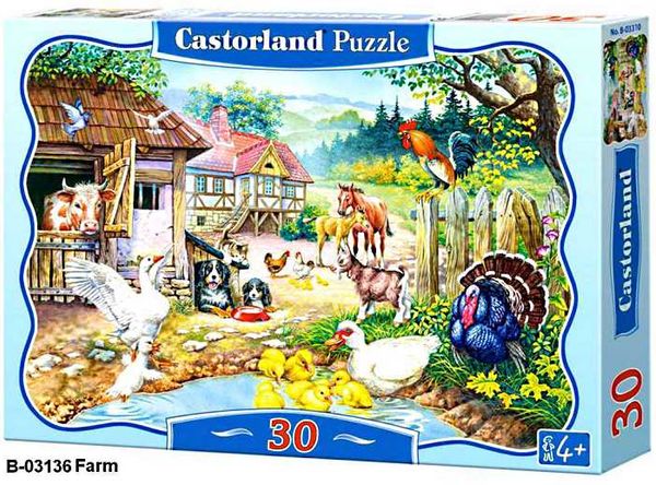 пазли castorland 30 елементів ферма артикул 03136 Ціна (цена) 67.70грн. | придбати  купити (купить) пазли castorland 30 елементів ферма артикул 03136 доставка по Украине, купить книгу, детские игрушки, компакт диски 1