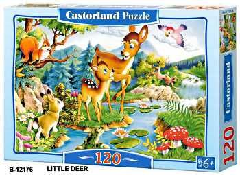 пазли castorland 120 елементів бембі артикул 12176