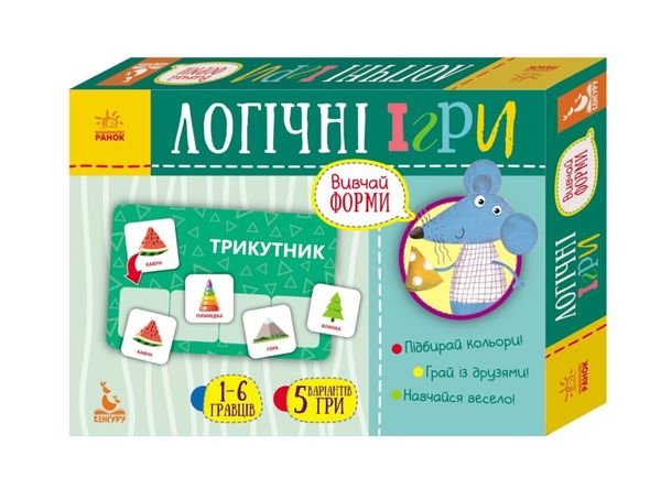 логічні ігри вивчай форми Ціна (цена) 83.50грн. | придбати  купити (купить) логічні ігри вивчай форми доставка по Украине, купить книгу, детские игрушки, компакт диски 1