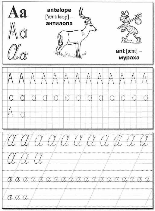 Англійські прописи handwriting book Ціна (цена) 28.30грн. | придбати  купити (купить) Англійські прописи handwriting book доставка по Украине, купить книгу, детские игрушки, компакт диски 2