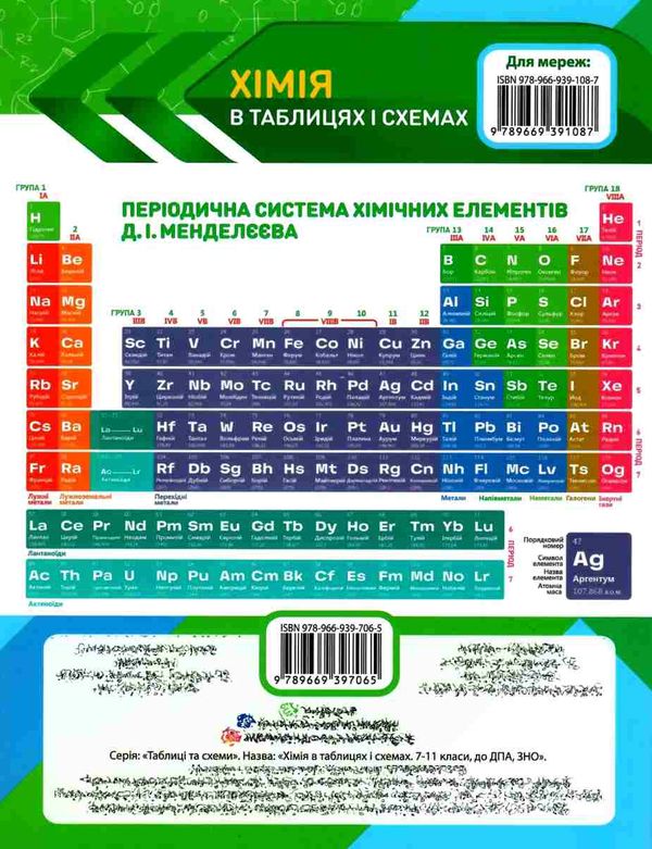 хімія в таблицях і схемах 7 - 11 клас РОЗПРОДАЖ Ціна (цена) 54.40грн. | придбати  купити (купить) хімія в таблицях і схемах 7 - 11 клас РОЗПРОДАЖ доставка по Украине, купить книгу, детские игрушки, компакт диски 8