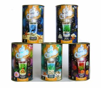 набір для творчості гелева свіча в тубусі в асортименті