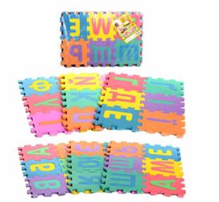 килимок мозаїка алфавит коврик-пазл m 0379