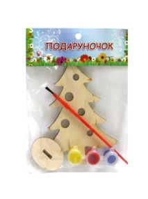 іграшка дитяча игрушка детская дерев'яна розмальовка ялинка    "Джамбі"