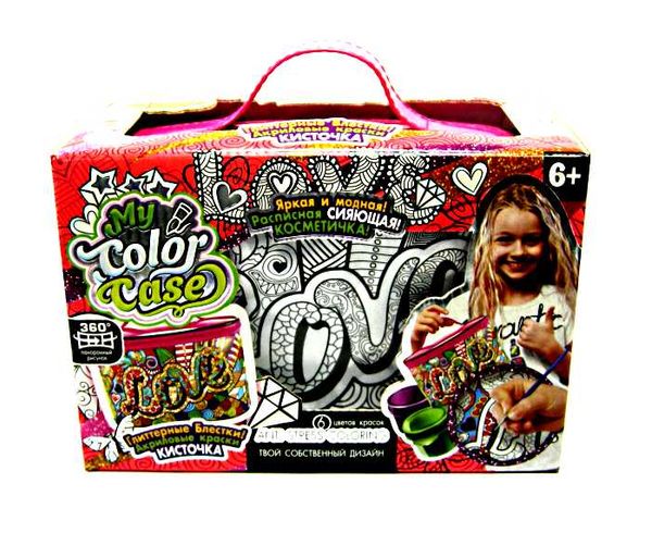 набір для творчості my color case косметичка - розмальовка COC-01-04 Ціна (цена) 143.10грн. | придбати  купити (купить) набір для творчості my color case косметичка - розмальовка COC-01-04 доставка по Украине, купить книгу, детские игрушки, компакт диски 1
