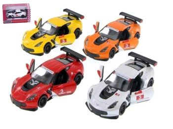 машинка kinsmart кинсмарт chevrolet corvette металева інерційна кольори мікс kt 5397w
