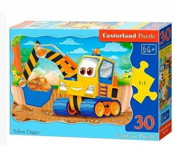 пазли castorland 30 елементів екскаватор артикул 03464
