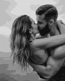 Розпис по номерах 40х50 КНО8516 Поцілунок "Ідейка"