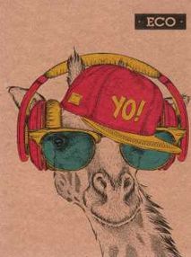 блокнот 160 аркушів А5 формат тверда обкладинка еко папір