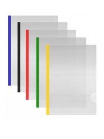 папка пластикова а4 з боковою планкою прижимом на 2 - 65 аркуші артикул E31205   купити ці