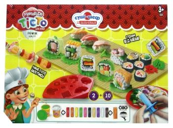 Тісто для ліплення купити "Master Do" 12 кольорів суши-шеф TMD-10-02U    "Danko toys Тісто для ліплення купити "Master Do" 12 кольорів суши-шеф TMD-10-02U    "Danko toys