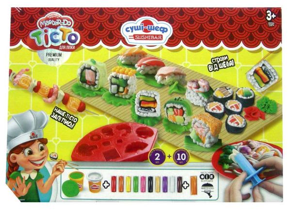 Тісто для ліплення купити Master Do 12 кольорів суши-шеф TMD-10-02U    Danko toys Ціна (цена) 134.90грн. | придбати  купити (купить) Тісто для ліплення купити Master Do 12 кольорів суши-шеф TMD-10-02U    Danko toys доставка по Украине, купить книгу, детские игрушки, компакт диски 1