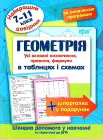 геометрія 7 - 11 класи у таблицях довідник найкращий книга    н геометрія 7 - 11 класи у таблицях довідник найкращий книга    н
