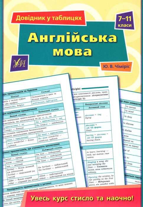 довідник у таблицях англійська мова 7-11 класи книга Ціна (цена) 44.89грн. | придбати  купити (купить) довідник у таблицях англійська мова 7-11 класи книга доставка по Украине, купить книгу, детские игрушки, компакт диски 0