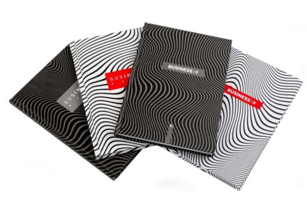 Книга канцелярська А5 96 аркуша тверда обкладинка у клітинку Stips