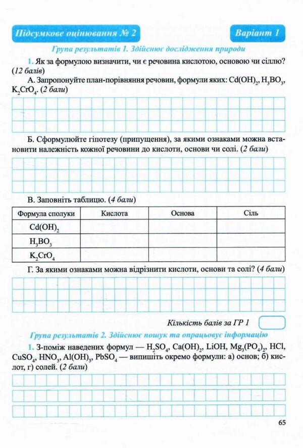 Хімія 8 клас комплексні підсумкові роботи за групами результатів Ціна (цена) 76.00грн. | придбати  купити (купить) Хімія 8 клас комплексні підсумкові роботи за групами результатів доставка по Украине, купить книгу, детские игрушки, компакт диски 5