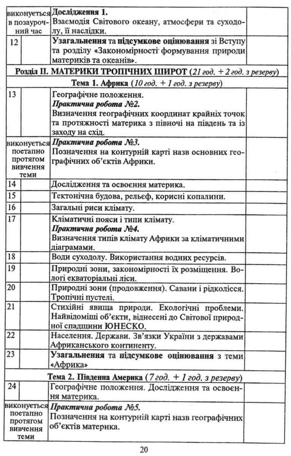 географія 6 - 11 класи природознавство 5 клас календарне планування Ціна (цена) 38.40грн. | придбати  купити (купить) географія 6 - 11 класи природознавство 5 клас календарне планування доставка по Украине, купить книгу, детские игрушки, компакт диски 5