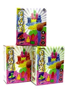 набір для творчості кінетичний пісок 400 грамів в коробке KS-04-01/02/03U    "D