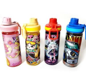 Пляшка для води 600 мл в асортименті 35-9 1947