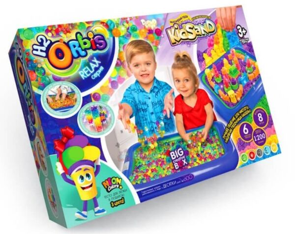 набір для творчості 3 в 1 Big creative box Н2Оrbis + тісто + кінетичний пісок Ціна (цена) 287.80грн. | придбати  купити (купить) набір для творчості 3 в 1 Big creative box Н2Оrbis + тісто + кінетичний пісок доставка по Украине, купить книгу, детские игрушки, компакт диски 0