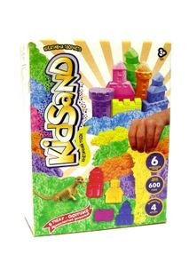 кінетичний пісок kidsand 600 грам в коробці KS-04-04/05/06/07U