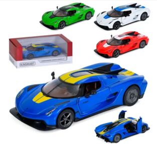 машина металева інерційна Koenigsegg Jesko 4 кольори KT 5473 W