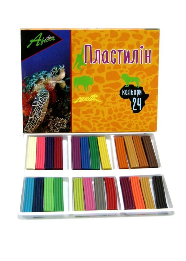 пластилін 24 кольори 370 гр    Гамма Africa Е60611 Ціна (цена) 72.80грн. | придбати  купити (купить) пластилін 24 кольори 370 гр    Гамма Africa Е60611 доставка по Украине, купить книгу, детские игрушки, компакт диски 1