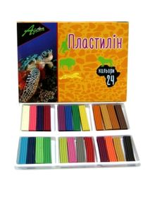 пластилін 24 кольори 370 гр    "Гамма" "Africa" Е60611 пластилін 24 кольори 370 гр    "Гамма" "Africa" Е60611