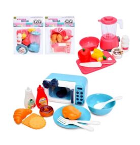 Побутова техніка продукти посуд блендер мікрохвильова піч 2 види по 2 кольори WS002