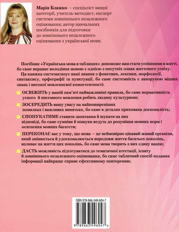 блажко українська мова в таблицях книга Ціна (цена) 69.90грн. | придбати  купити (купить) блажко українська мова в таблицях книга доставка по Украине, купить книгу, детские игрушки, компакт диски 7
