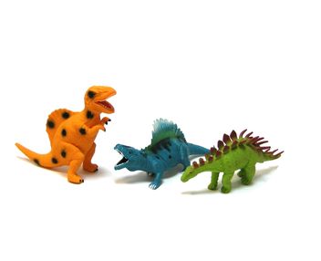 динозаври гумові в асортименті 6 видів jt 7210