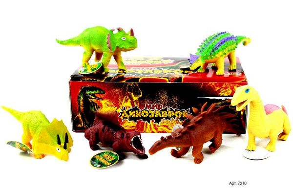 динозаври гумові в асортименті 6 видів jt 7210 Ціна (цена) 57.50грн. | придбати  купити (купить) динозаври гумові в асортименті 6 видів jt 7210 доставка по Украине, купить книгу, детские игрушки, компакт диски 1