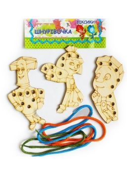 шнурівочка з дерева фіксики артикул SG0248    Джамбі Ціна (цена) 26.00грн. | придбати  купити (купить) шнурівочка з дерева фіксики артикул SG0248    Джамбі доставка по Украине, купить книгу, детские игрушки, компакт диски 0