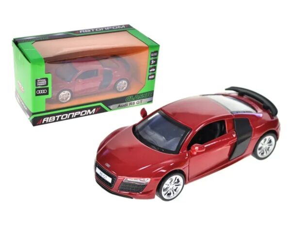 машина металева інерційна Автопром Audi R8 GT 3 кольори 10004 Ціна (цена) 184.90грн. | придбати  купити (купить) машина металева інерційна Автопром Audi R8 GT 3 кольори 10004 доставка по Украине, купить книгу, детские игрушки, компакт диски 0