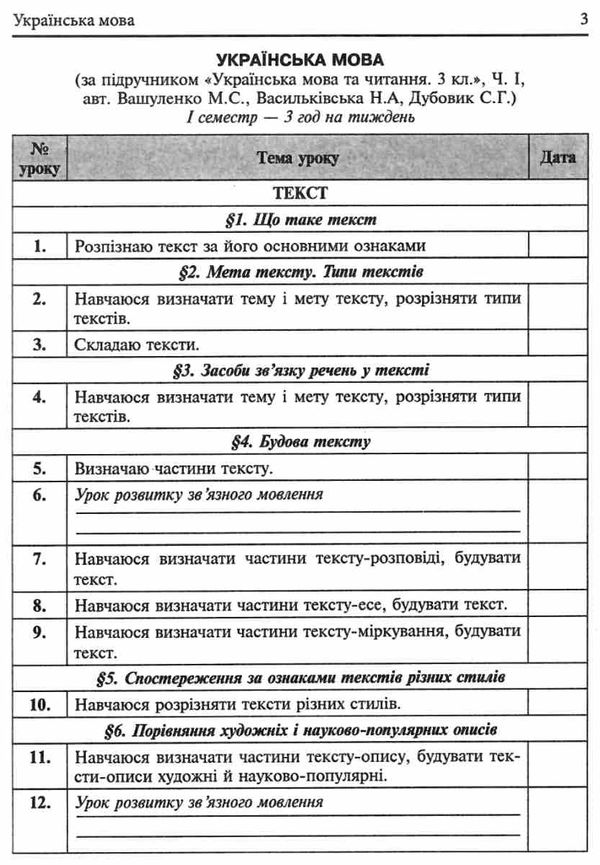 календарне планування 3 клас до всіх чинних підручників  НУШ книга Ціна (цена) 59.70грн. | придбати  купити (купить) календарне планування 3 клас до всіх чинних підручників  НУШ книга доставка по Украине, купить книгу, детские игрушки, компакт диски 2