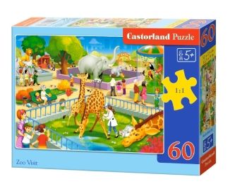 пазли castorland 60 елементів зоопарк артикул 066155