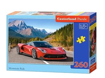 пазли castorland 260 елементів автомобіль в горах артикул 27477