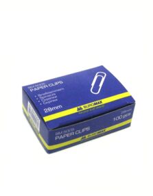 скріпки 28 мм 100 штук овальні купити   ціна