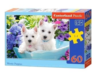 пазли castorland 60 елементів песики артикул 066100