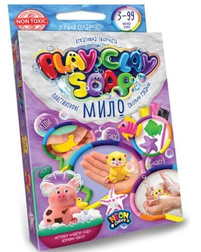 набір для творчості пластилінове мило play clay soap мале PCS-02-01U/02U/03U/04U Ціна (цена) 48.40грн. | придбати  купити (купить) набір для творчості пластилінове мило play clay soap мале PCS-02-01U/02U/03U/04U доставка по Украине, купить книгу, детские игрушки, компакт диски 4