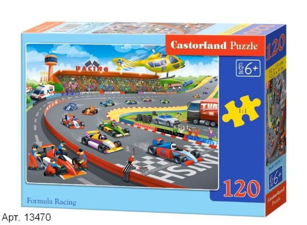пазли castorland 120 елементів формула швидкості 13470 Ціна (цена) 67.70грн. | придбати  купити (купить) пазли castorland 120 елементів формула швидкості 13470 доставка по Украине, купить книгу, детские игрушки, компакт диски 1
