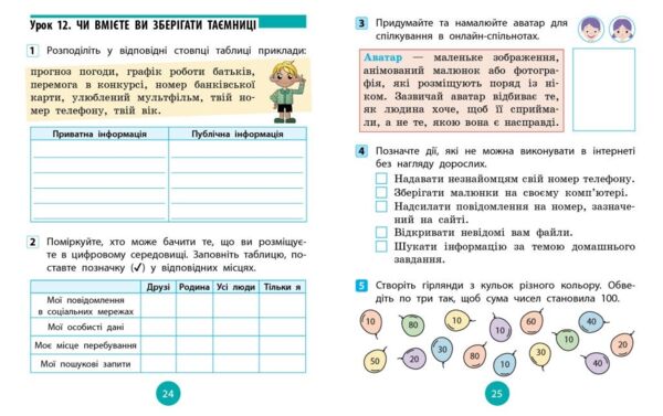 Зошит з інформатика 4 клас до підручника Гільберг Ціна (цена) 71.80грн. | придбати  купити (купить) Зошит з інформатика 4 клас до підручника Гільберг доставка по Украине, купить книгу, детские игрушки, компакт диски 4